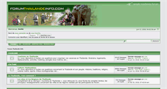 Desktop Screenshot of forumthailandeinfo.com